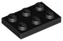 4 x LEGO 3021 tanier 2 x 3