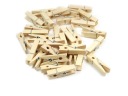 Klipy na drevo 30 KS 3,5CM NATURAL