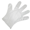 JEDNORÁZOVÉ OCHRANNÉ RUKAVICE HDPE 100 KS