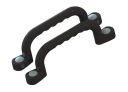 SLNKO - IHRISKO RÚČKY 240 mm - 2 ks S ČIERNYMI SKRUTKAMI GY