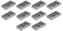 LEGO Tile Grill 1x2 Silver Flat Silver 10 kusov 4619636 2412b