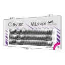 Clavier V&L Shape mačacie mihalnice L natočenie - 12 mm