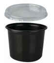 Nádoby na čierne omáčky + vrchnáky, SOS DIP sada, 100 ml, 100 kusov