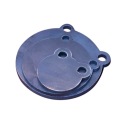 SET GONG strelecký terč oceľový 5mm fi 50, 80, 100