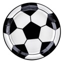 Futbalové taniere s futbalovou narodeninovou loptou
