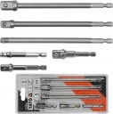 YATO ADAPTÉRY HEX REDUKCIE PRE ZÁSUVKY 1/4 3/8 1/2 5cm, 15cm