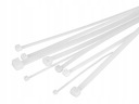 100x VIAZAČKA Zipsy UV ODOLNÉ SILNÉ 2,2x150 BIELY