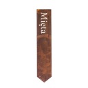 MÄTA VÝPISOVÝ TANIER BYLINKY TOPPER CORTEN SEMIENKA ZELENINY, VEĽK