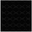Čiapka samolepiaca 14mm lesklá čierna F551 25ks