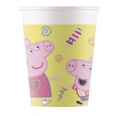 Papierové poháre Peppa Pig Birthday 8 ks