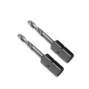 Krátke vrtáky do kovu 2,4 mm 2 ks od Milescr
