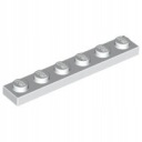 Lego tanier 1x6 Biely 3666 366601 1ks N