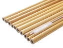 ZUZii ECO ECO Bambusové slamky 10+1 zero waste