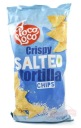 Tortilla chipsy prírodný trojuholník Crispy Salted 450g/12 Poco Loco str