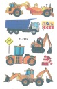 Umývateľné tetovanie pre deti CARS EC376