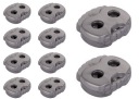 LINE STOPPER KONCOVÁ SPOJKA SILVER 5mm - 10 ks