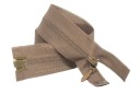 Krytý zips, kakaový, 45 cm