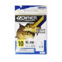 Háčiky Owner RL340/10 s oceľovými náväzcami