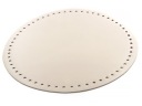 Spodná časť tašky/košíka Ø 18 cm, svetlo béžová