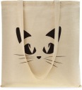 ECO SHOPPER Bavlnená nákupná taška Mládež Taška cez rameno CAT KITTEN