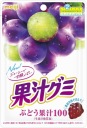 Ovocná šťava Gummy Grape 100%, želé s príchuťou hrozna 51g Meiji Japan