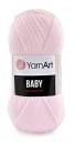 Priadza YarnArt Baby - 853 - bledoružová