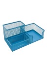 Pen&GO Organizér na pero na stôl sieťovaný box na náradie PG9058 J Modrý