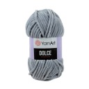 100g YarnArt Dolce svetlošedá polyesterová priadza 782