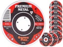 ŠTITNÝ KOTOUČ NA REZANIE KOVU, OCEL 125x1 PREMIUM