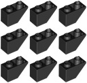 LEGO 3665 SKOS 2x1 čierna NOVINKA (10g) 9 ks.