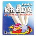 Biela školská krieda, 6 ks, B2 MB