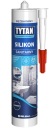 Sanitárny silikón Tytan Euro-Line 280ml Bezfarebná flexibilná kuchyňa