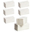 Papierové utierky V-Fold, 150 listov, 21x25 cm, biele