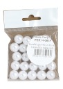 Perly, perly, korálky, korálky s dierkou, 14mm, 50 gramov, perlička, BIELA