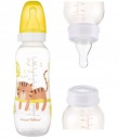 CANPOL LEHKÁ FĽAŠA ÚZKA PROFILOVANÁ 330ml 12m+