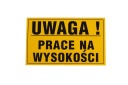 Výstražná informačná tabuľa 20x33