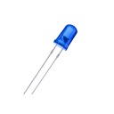 LED 5mm Modrá 10 kusov