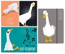 Plyšová hračka maskot husacie Pip Notebook ŠKOLSKÝ SET