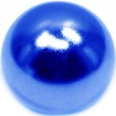 Neodymová magnetická gulička 5mm modrá 1 ks.