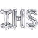 Fóliové balóny s nápisom IHS Communion Letters Silver
