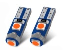 ČERVENÁ žiarovka - R5 T5 3 x POWER LED W1,2W W2W VÝKON