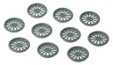 PLASTOVÝ NÁBYTOK VETRACÍ 40mm SIVÁ 10 kusov