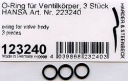 H&S tesnenie ventilu (bez Colani) Hansa 3 ks