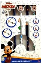 MICKEY MOUSE SADA ŠKOLSKÝCH CERÚZ MICKEY!! 5 KUSOV 2 GRAFIT + 3 DÚHA