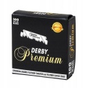 Holiace čepele Derby Premium 100 kusov Polovice na holenie Holičské holiace strojčeky