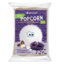 Modrý kukuričný popcorn s bambuckým maslom a sódou