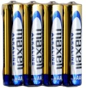 4x MAXELL Alkalická batéria AAA LR3 R3 4 kusy