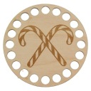BSZ280-E Podložka podložky - gravírovanie, kruh 10 cm - cukor
