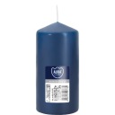 NÁMORNÍCKA MODRÁ cylindrická sviečka, neparfumovaná, SVIEČKA PARAFÍNOVÁ 12CM 38H 260G