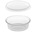 Nádoby, nádoby na dip omáčku, jedlo + vrchnáky, 50ml, opakovane použiteľné